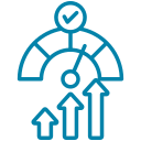 Business dashboard displaying measurable digital marketing performance results