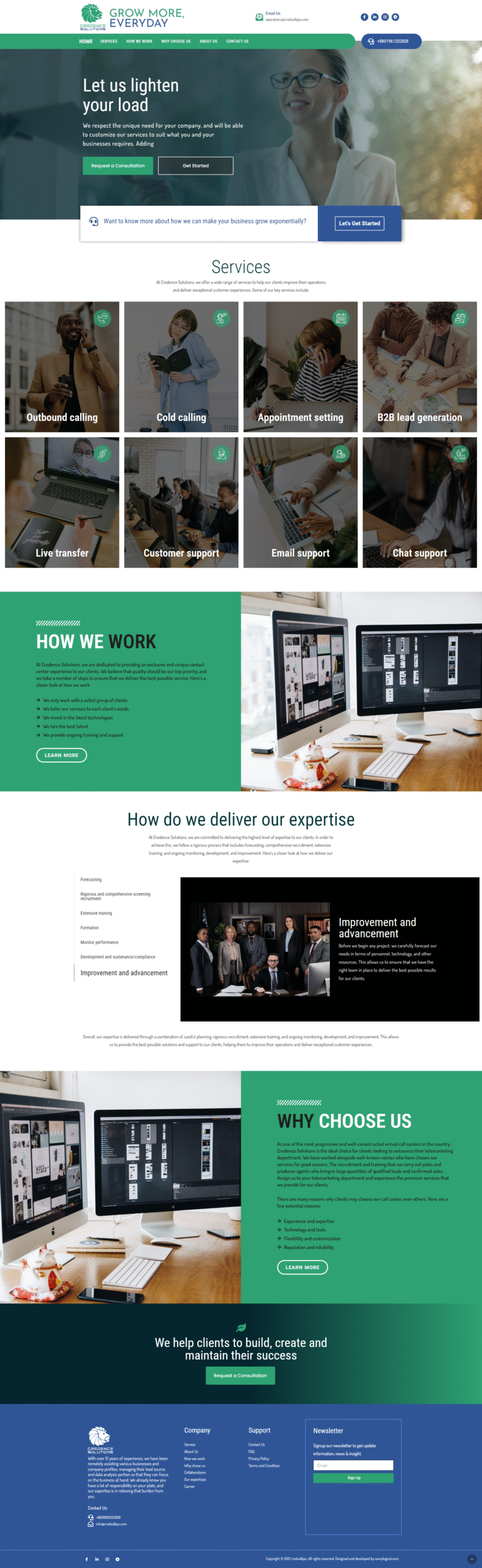 CredsolBPO providing digital marketing and business process outsourcing services