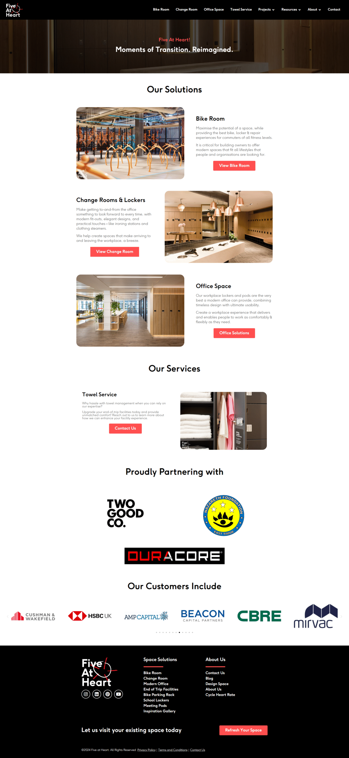Five at Heart offering premium cycling products and services for riders