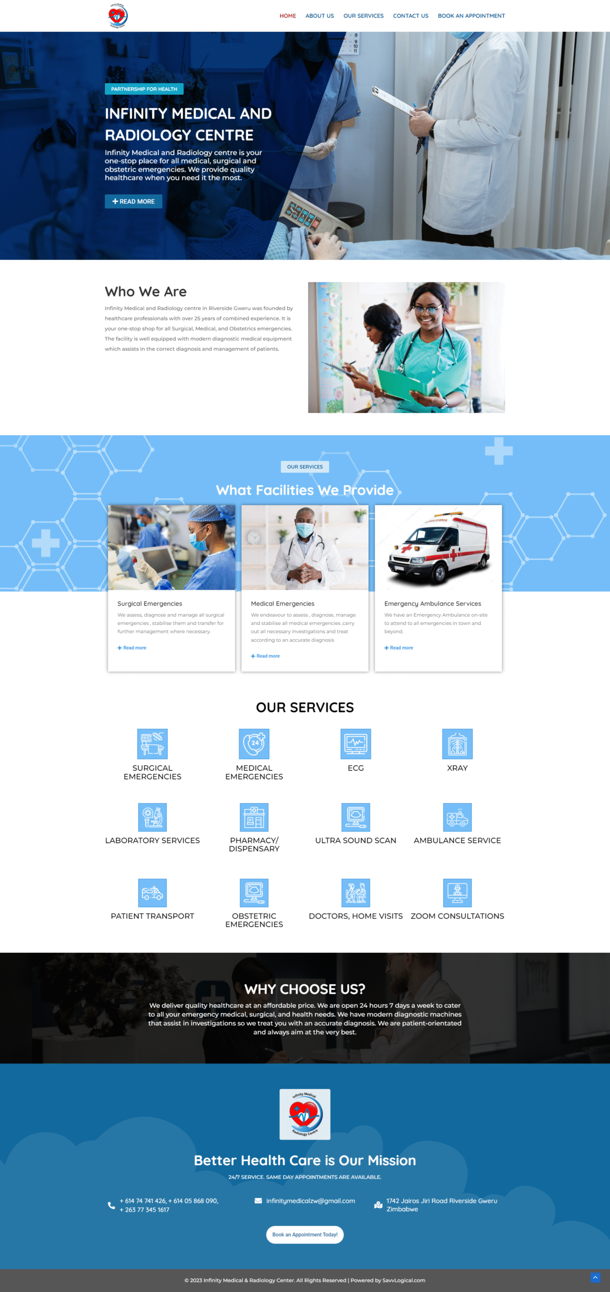 Infinity Medical providing professional healthcare and medical services