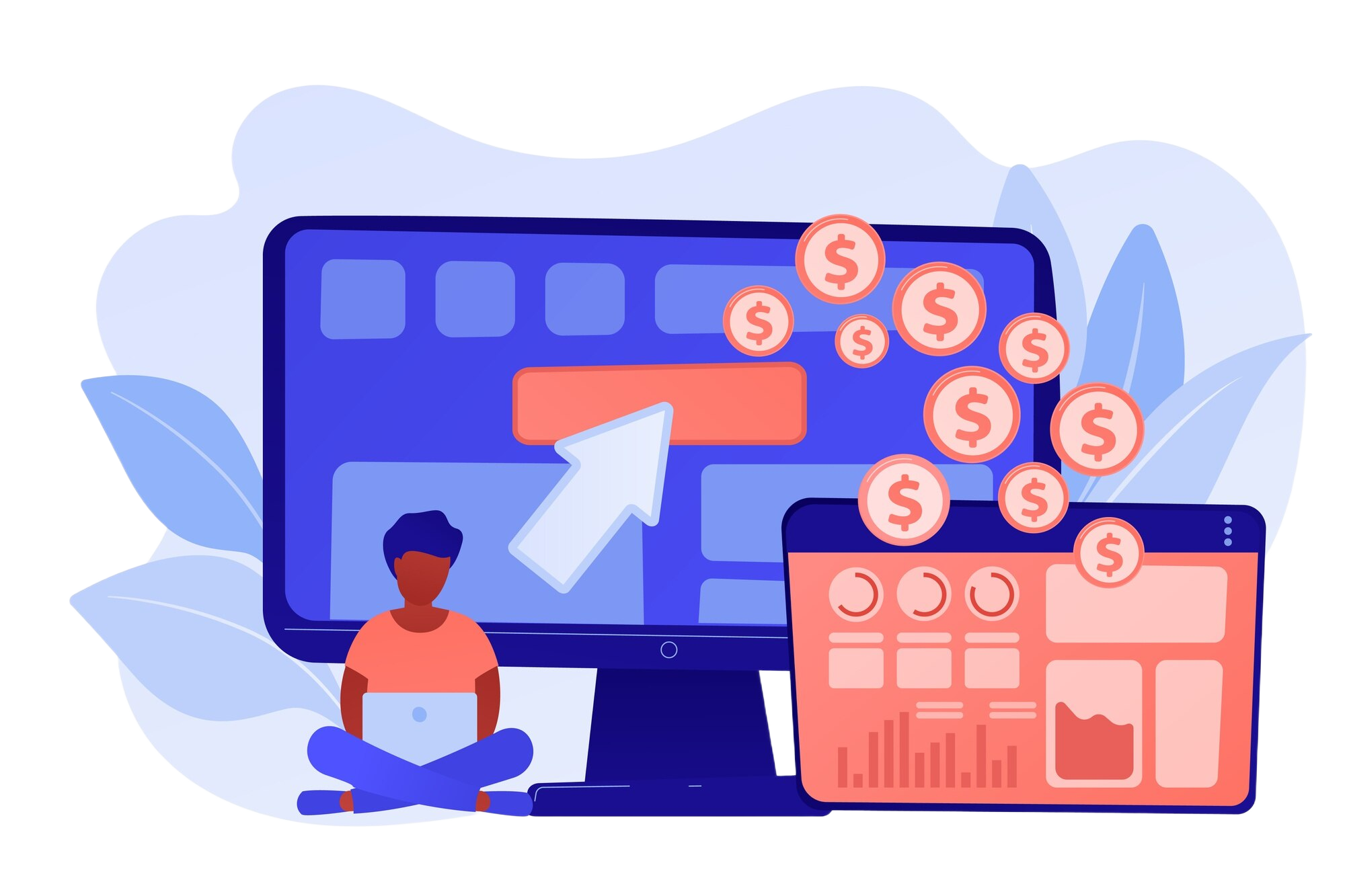 Professional PPC management optimizing online advertising campaigns